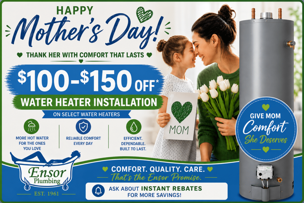 Water Heater Mother's Day
